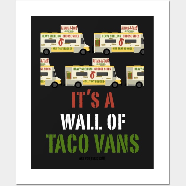 Wall Of Taco Vans! Wall Art by Broughy1322